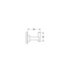 GROHE Essentials Cube 40511001 Крючок