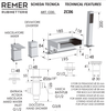 Remer ZC06 Смеситель для ванны