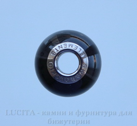 Бусина Сваровски BeCharmed Pearl Crystal Mystic Black 14х10 мм ()
