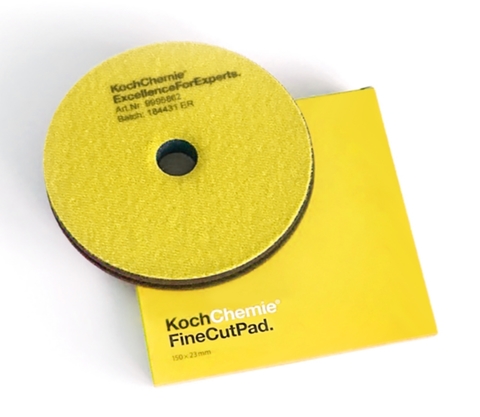 KOCH 999581 Fine Cut Pad Полутвердый полировальный круг желтый 126x23мм.