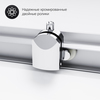 Am.Pm W90G-404-100280-MT Gem душ.ограждение 100х80 прям..стекло прозрачное. профиль мат.серебро.без поддон