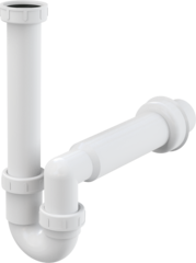 Alcaplast A80-DN50 Сифон трубчатый с накидной гайкой 6/4