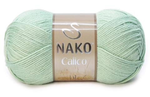 Пряжа Nako Calico 10331 мята
