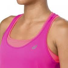 Asics Loose Tank майка для бега женская розовая - 3