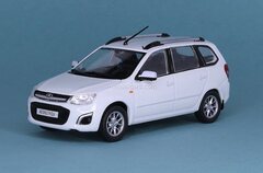 Lada Kalina SW station wagon 2013 white 1:43 DeAgostini Auto Legends New Era #8