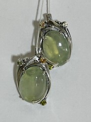 Муссон (серьги из серебра)