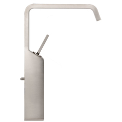 Gessi Rettangolo XL 11953#031 Смеситель для раковины с донным клапаном и высоким изливом, рукоятка "джойстик", цвет: хром фото
