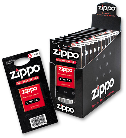 Фитиль для зажигалок Zippo Wicks в блистере