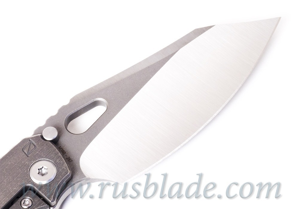 CKF/Rotten Evo 3.0A (grey Ti handle, grey Ti clip & spacer, M390 satin/stonewash) - фотография 