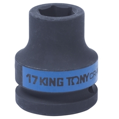 KING TONY (653517M) Головка торцевая ударная шестигранная 3/4", 17 мм