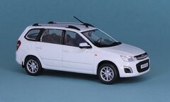 Lada Kalina SW station wagon 2013 white 1:43 DeAgostini Auto Legends New Era #8