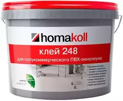 Клей для полукоммерческого линолеума водно-дисперсионный Homakoll 248 4 кг