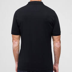 Поло мужское Eterna Slim Fit 2225-G16P-39 чёрное, короткий рукав