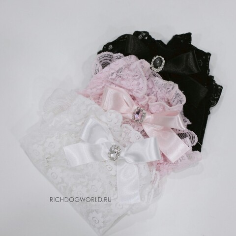5213 BH Удлиненная блузка с бантом "Lace T-shirt"