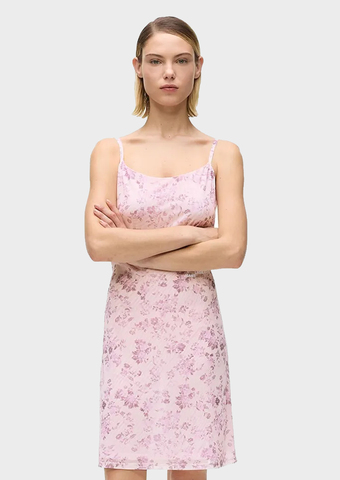 Платье KARL LAGERFELD JEANS Mesh Aop Slip Dress