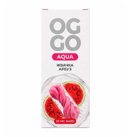 Жидкость OGGO AQUA 2% HARD Salt 30 ml - ЖВАЧКА АРБУЗ