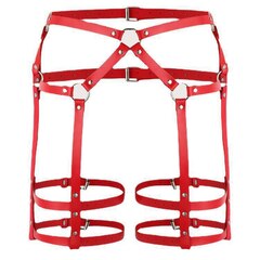 Портупея кожаная красная TD-038