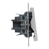 Переключатель одноклавишный - Legrand SUNO - 10АХ 250В безвинтовые зажимы - Алюминий — фото 3