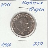 V1064 2011 Норвегия 10 крон V1064 2011 Норвегия 10 крон
