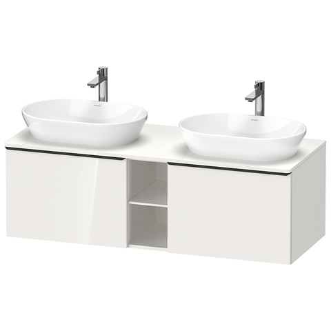 Duravit D-Neo DE4950B2222 Тумбочка подвесная, 459x1400x550 мм, 2 ящика, цвет: белый высокоглянцевый
