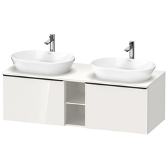 Duravit D-Neo DE4950B2222 Тумбочка подвесная, 459x1400x550 мм, 2 ящика, цвет: белый высокоглянцевый фото