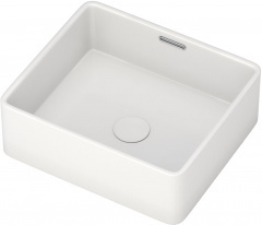 Aquanet Perfect 00273675 Раковина керамическая накладная 40.5x31.5, цвет: белый фото