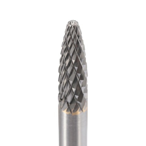 Бор-фреза твердосплавная F(RBF) 6,0x18x63x6мм HM ALU H-Tools 116030AHT