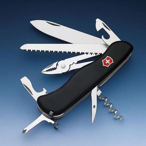 Нож складной карманный Victorinox Atlas Black, 111 mm (0.9033.3)