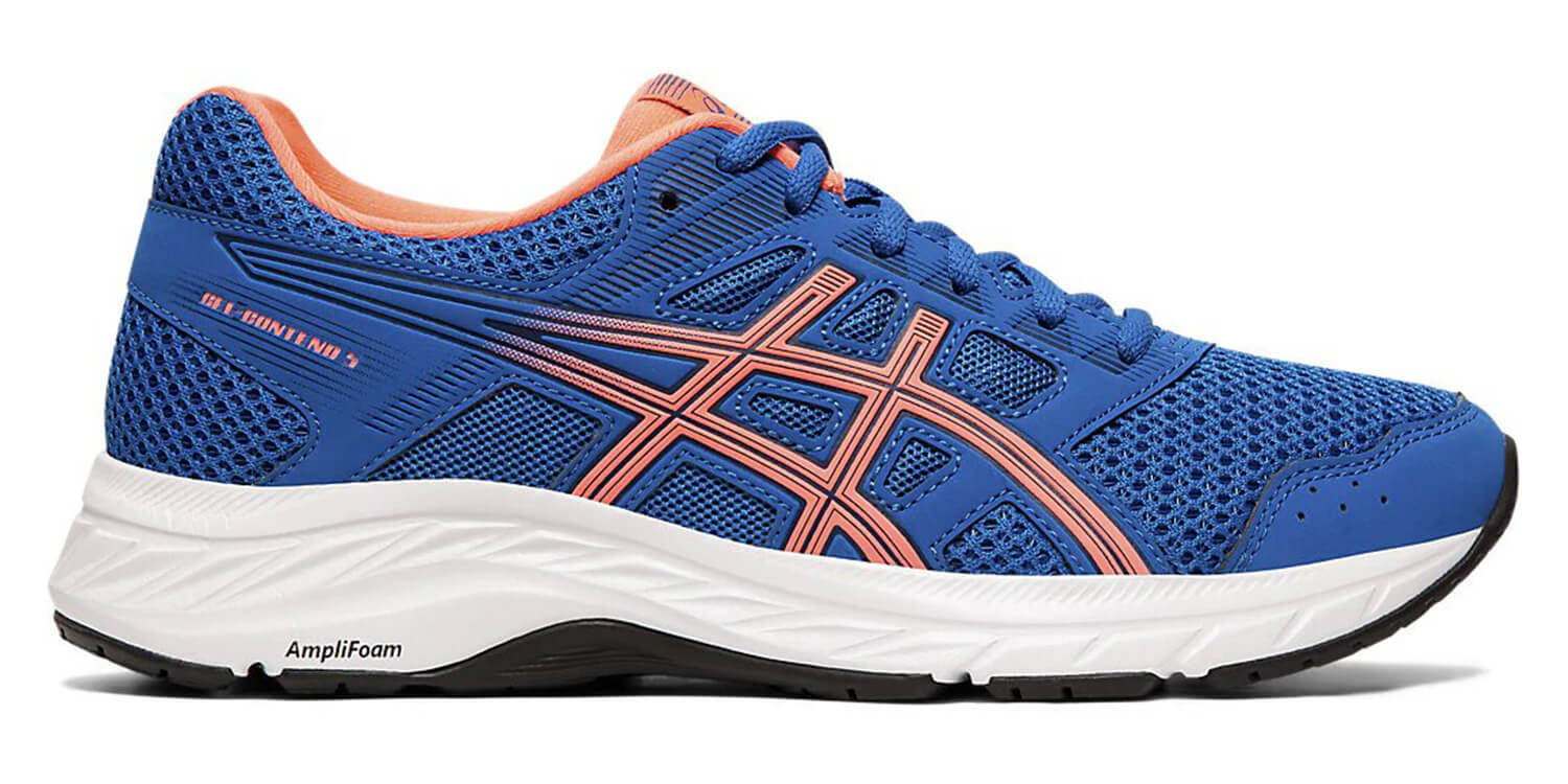 Asics Gel Contend 5 кроссовки для бега женские синие