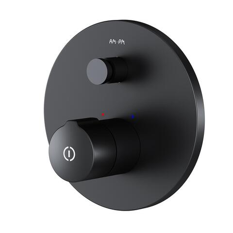 Am.Pm F85A45722 X-Joy TouchReel смеситель д/ванны/душа. монтируемый в стену. чёрный. шт.