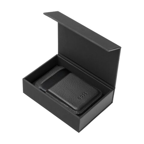 Картхолдер с магнитом HUGO BOSS - Mobile Classic Grained