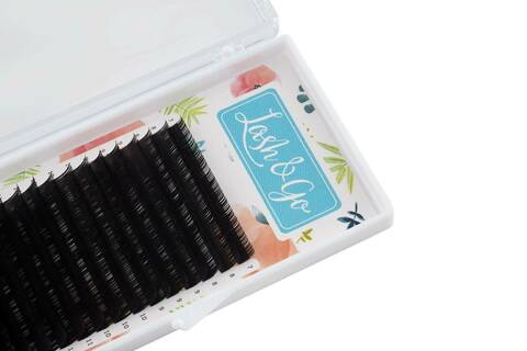 Черные ресницы Lash&Go 0,10/L/11 mm (16 линий)