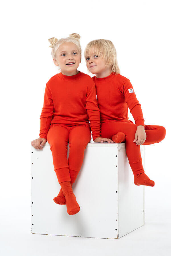 Janus Prince or Princess Wool термокальсоны детское апельсиновые - 6