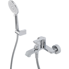 BelBagno Aurora AURORA-VASM-CRM Смеситель для ванны с душевым набором, цвет: хром фото