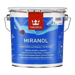 Тиккурила МИРАНОЛ ТИКСОТРОПНЫЙ 2,7л A (1) Эмаль алкидная глянцевая