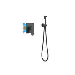 Aquatek Оберон AQ1219MB Набор с гигиеническим душем, цвет: чёрный фото