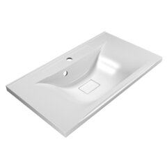BelBagno BB800/450-LV-MR-FT Раковина из литьевого мрамора, цвет: белый фото