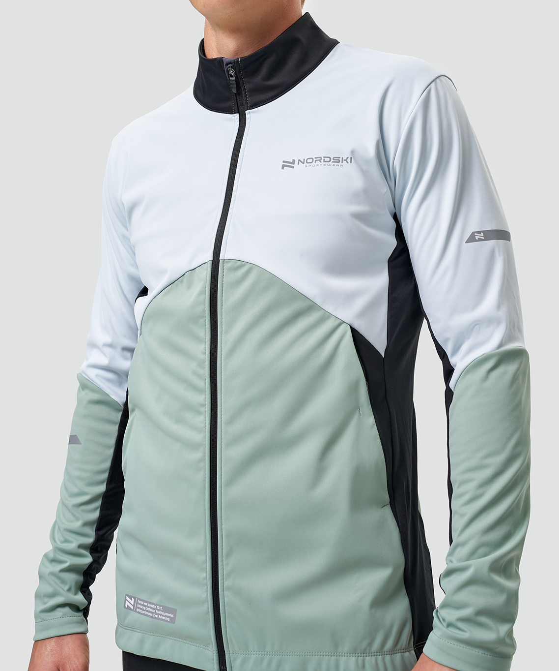 Мужской тренировочный лыжный костюм Nordski Pro 2.0 pearl blue-ice mint-black - 6