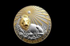 Силиконовый молд Знак зодиака Лев 3 см