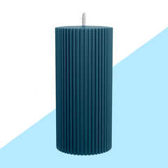 Декоративная свеча 7х15см SCANDYLAB Empire Dark blue SL-EM06