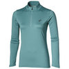 Беговая рубашка женская Asics ESS Winter 1/2 Zip бирюзовая - 1