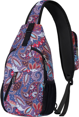 Картинка рюкзак однолямочный Nevo Rhino 8999-1-NW Ethnic style - 1