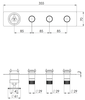 Remer Chrono CH98D3WB Смеситель для душа, цвет: хром