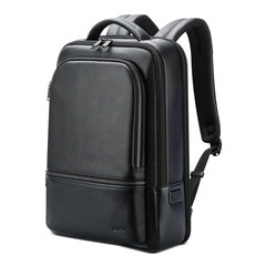 Рюкзак классический BOPAI 61-70111 нат. кожа, черный