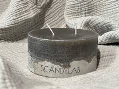 Интерьерная свеча 10х6см SCANDYLAB Beton Candle (серая) SICB-10-6-GR