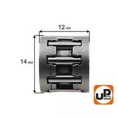 Подшипник игольчатый UNITED PARTS пальца поршня для HUSQVARNA 137/142 (90-1162)
