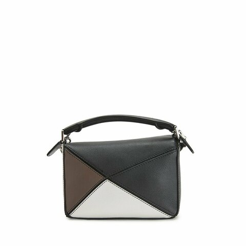 Сумка Loewe Puzzle Mini Bag Black/taupe