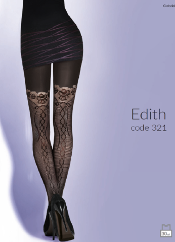 Фантазийные колготки 50 DEN GABRIELLA 321 EDITH