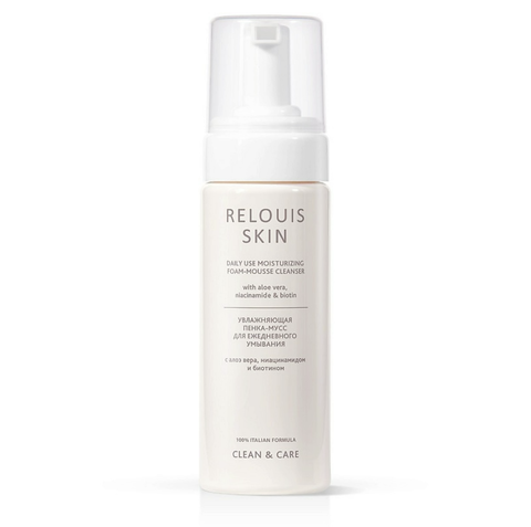 RELOUIS Skin Clean&Care Пенка-мусс для ежедневного умывания Увлажняющая 150мл Relouis