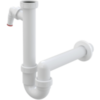 Alcaplast A81-DN40 Сифон трубчатый с накидной гайкой 6/4" и подводкой
